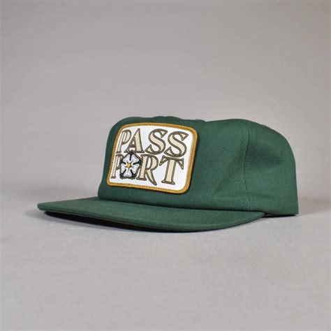 Passport Skateboards Rosa Snapback Cap Forest Green Skate Clothing From Native Skate Store Uk