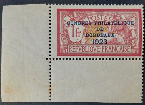 France 1923 Bordeaux Philatelic Congress Yvert 182 Catawiki