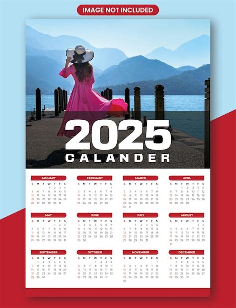 Calendario De Plantilla A Archivo Psd Premium