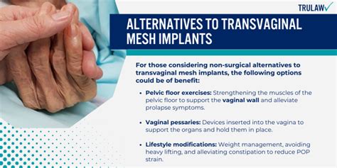 Transvaginal Mesh Implants What You Need To Know