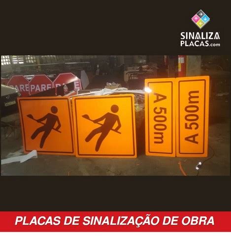 Placas Sinaliza O De Obras Sinaliza Placas