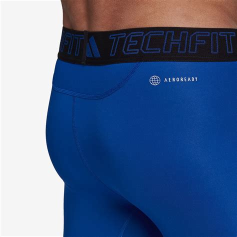 Adidas Techfit Aeroready Training Long Tights Royal Blue Mens