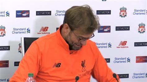 Jurgen Klopp Full Pre Match Press Conference Liverpool V Swansea