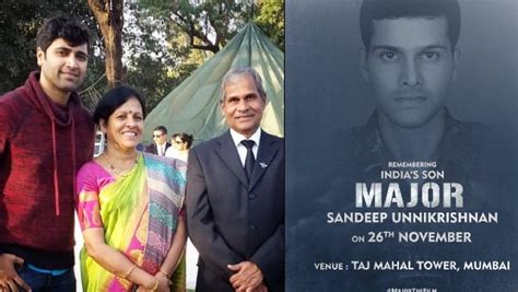 Major Adivi Sesh And Sandeep Unnikrishnans Parents To Remember The