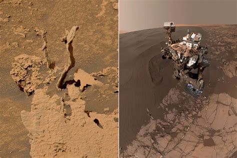 Nasas Curiosity Rover Photographs Bizarre Spike Like Rock Formations