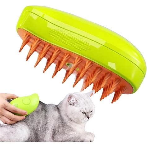 Brosse à vapeur pour chat Brosse vapeur 3 en 1 pour chat brosse