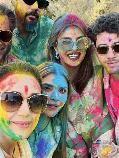 Priyanka Chopra And Nick Jonas Host Holi Celebration In LA With Guest