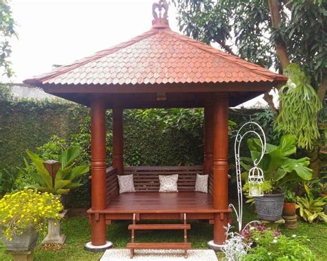 10 Inspirasi Desain Gazebo Cocok Untuk Pengganti Ruang Tamu