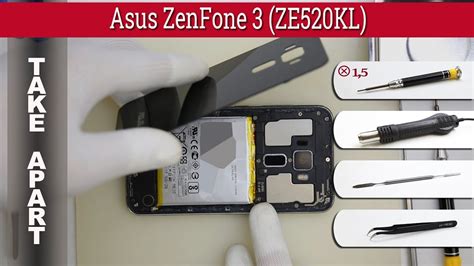 How To Disassemble Asus ZenFone 3 ZE520KL Take Apart Tutorial YouTube