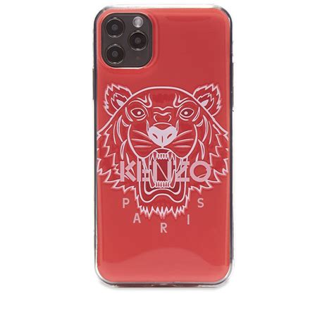 Kenzo Tiger Iphone Pro Max Case Coral End Jp