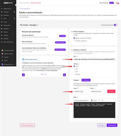 Como Integrar A Herospark A Devzapp Herospark