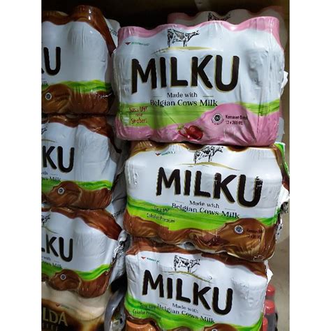 Jual Milku Susu Uht Ml Botol Shopee Indonesia