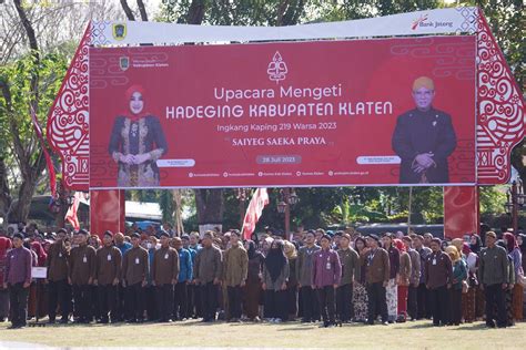 Nuansa Budaya Jawa Warnai Upacara Hari Jadi Ke 219 Klaten