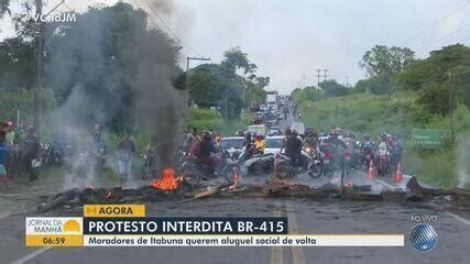 Manifestantes Bloqueiam Trecho Da Br Em Itabuna No Sul Da Bahia E