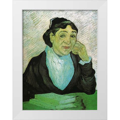 Van Gogh Vincent 25x32 White Modern Wood Framed Museum Art Print