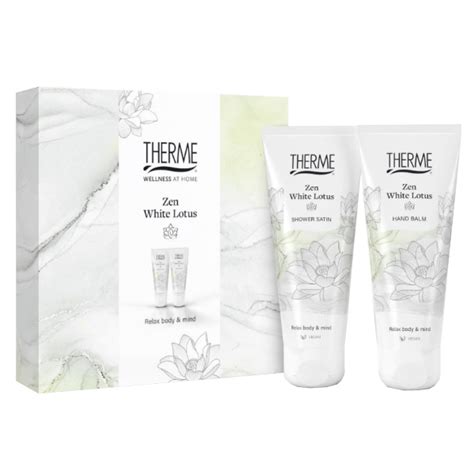 Zen White Lotus Care Duo Geschenkset Delig Therme Parfumania