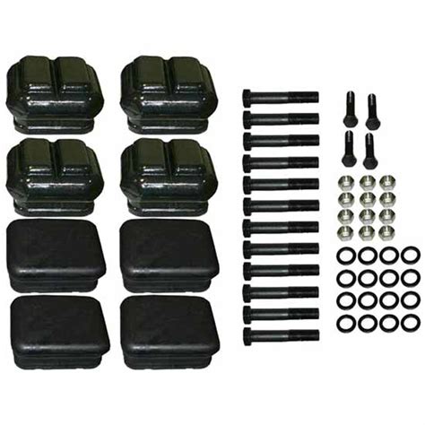 Premium Rubber Insulator Pad Kit W Hardware Replaces 10qk36b 10qk36c