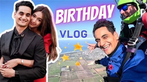 Husbands Birthday Vlog ️🎂 Surprise Ts Skydiving Romantic Dinner