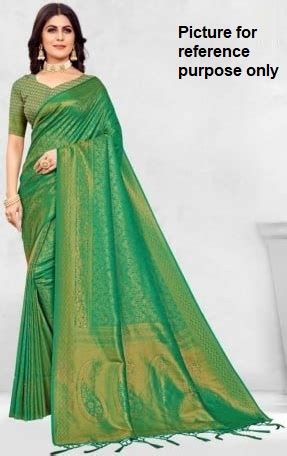 Soft Silk Saree Ynf Green Simply Sarees Melbourne