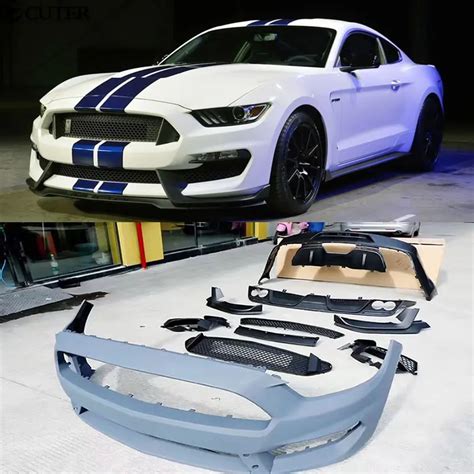 Gt Frp Car Body Kit Unpainted Front Rear Bumper Rear Diffuser For