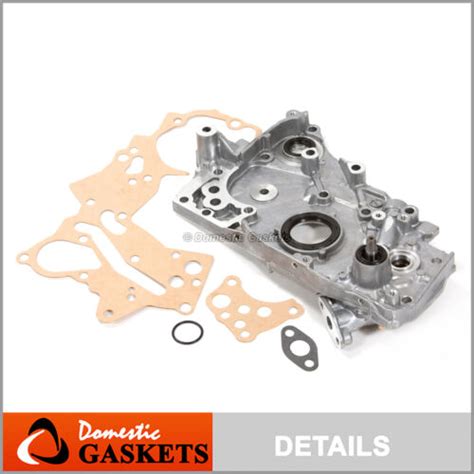 Fit 93 99 Mitsubishi Plymouth Eagle Turbo 2 0L 2 4L Oil Pump 4G63 4G64