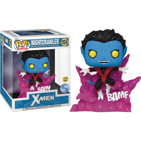 X Men Nightcrawler Teleporting Glow In The Dark Deluxe Pop Vinyl