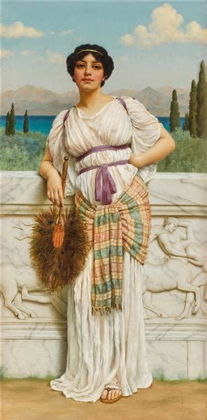 A Greek Beauty John William Godward Wikiart Org