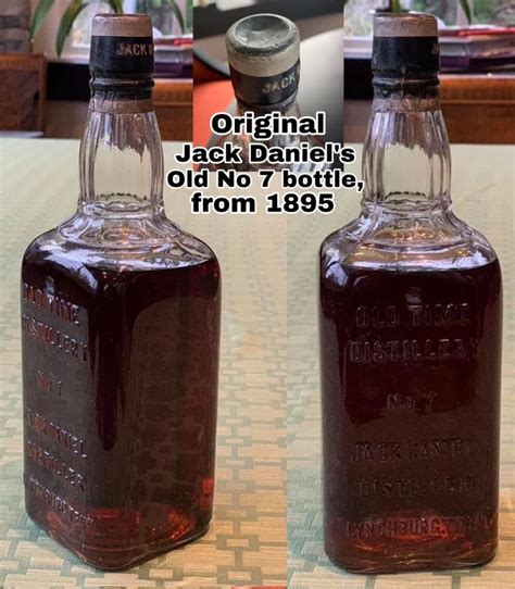 Original Jack Daniels Old No 7 Bottle From 1895 Jack Daniels