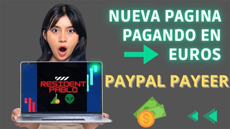 Cashnclicks Gana Euros A Paypal O Payeer Prueba De Pagocomo Ganar