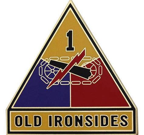 1st Armored Division Army Combat Service Identification Badge Csib