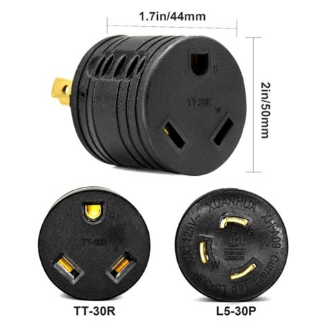 Generator Rv Adapter Etl Listed Nema L P Twist Lock Power Plug To Tt