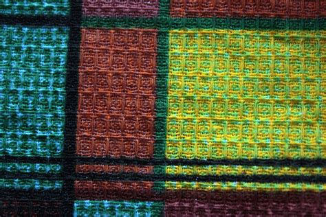 Colorful Geometric Textile Pattern Squares Free Photo Download