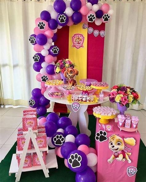 Fiesta De Skye De Paw Patrol Guía Para Su Decoración Paw Patrol