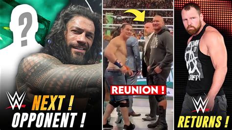 Roman Reigns NEXT Opponent PLAN S Randy Orton And John Cena Reunion