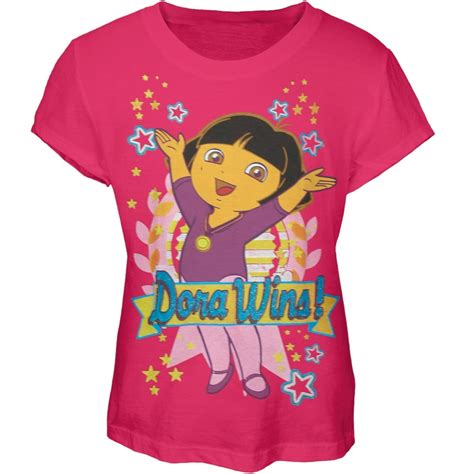 Dora The Explorer Dora The Explorer Dora Wins Girls Youth T Shirt