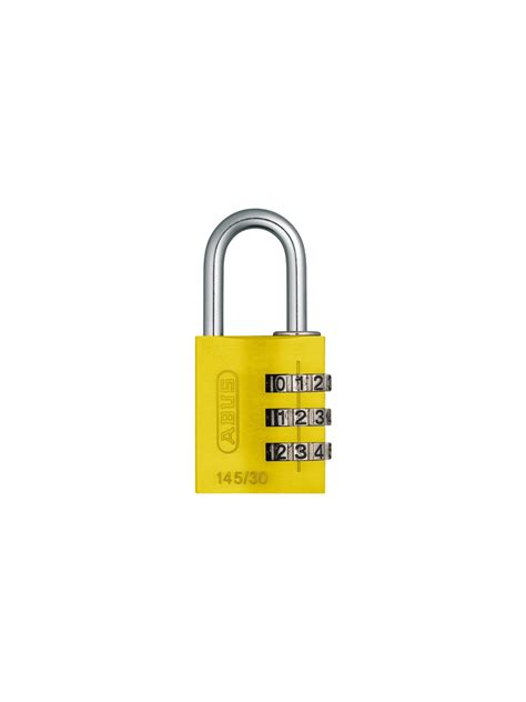 ABUS 145 30 Cadenas en aluminium anodisé à combinaison 3 chiffres