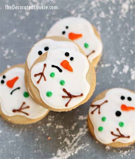 Snowman Melting Cookies