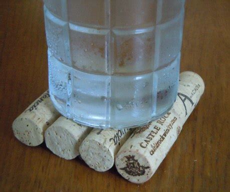 Wine Cork Coasters Recycling Craft Ideas