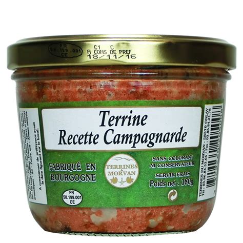 Terrine Recette Campagnarde G Saveurs De Bourgogne Vente De