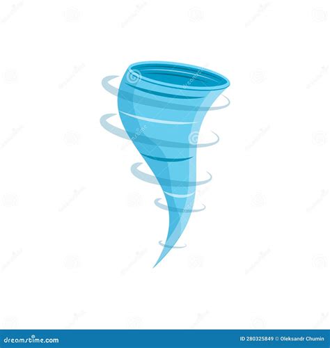 Whirlwind Tornado Weather Simple Vector Line Icon Symbol Pictogram