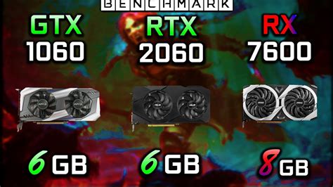 RX 7600 Vs GTX 1060 Vs RTX 2060 1K 1080p Test In 10 Games