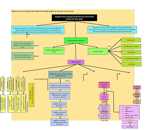 Elabore Un Mapa Conceptual Del Modelo Del Cuidado Integral De