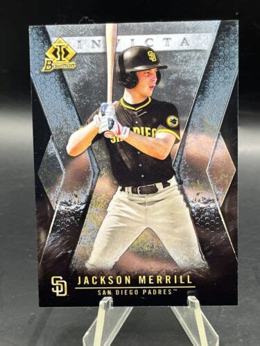 JACKSON MERRILL 2021 Bowman Chrome Invicta BI 2 Padres Rookie RC