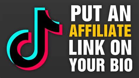 How To Put An Affiliate Link On Your Tiktok Bio Youtube