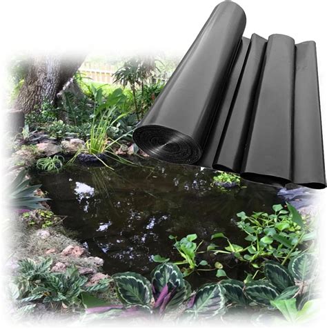 Amazon MAYKAR 12 Mil Pond Liner HDPE Garden Pond Liner Pliable