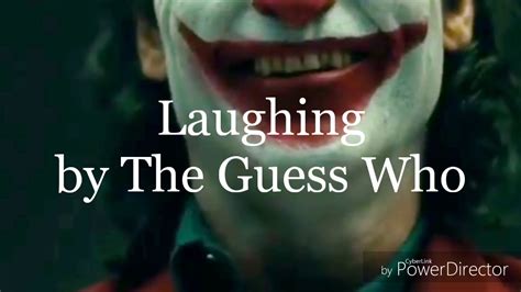 Lyric Video Laughing By The Guess Who Youtube