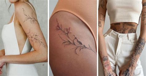 Tatouage Femme Des Id Es Florales Pour Les Ans Et Plus