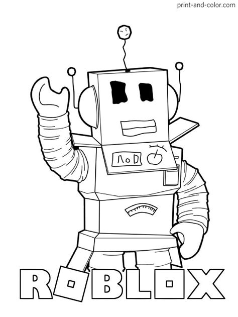 Free Printable Roblox Coloring Pages For Kids Artofit