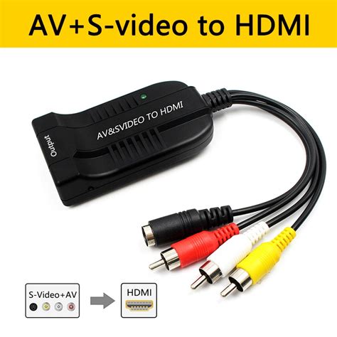 Avs端轉hdmi轉換器 Rca轉hdmi S端子轉hdmi 複合頻道轉hdmi 蝦皮購物