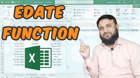 Mastering Excel Formulas And Functions Edate Excel Tutorial And